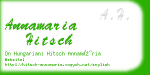 annamaria hitsch business card